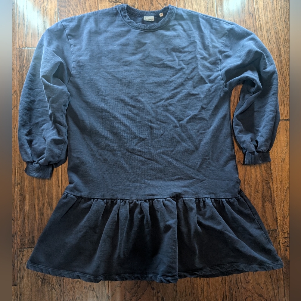 KOTN Navy Blue Long Sleeve Dress